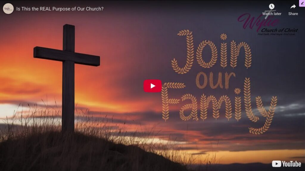 10.19.25 - Is This The Real Purpose of Our Church?